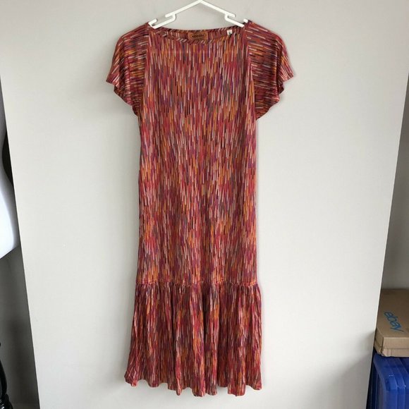Missoni Dresses & Skirts - Missoni Vintage short sleeve long silk dress